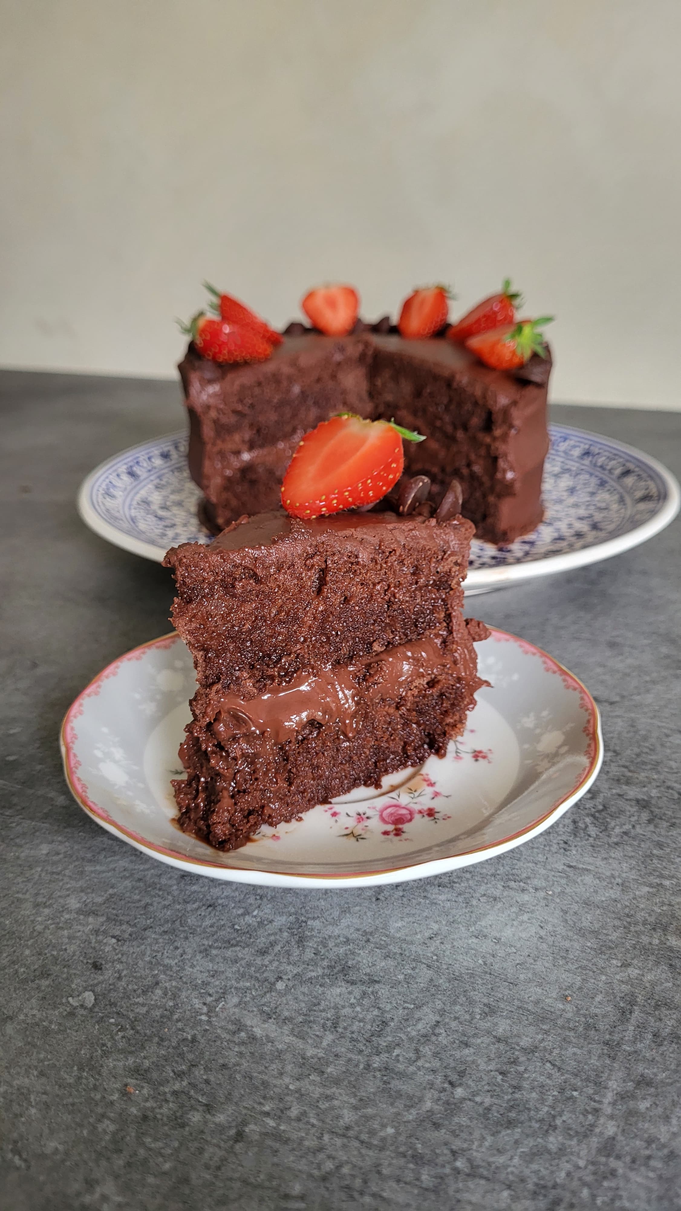 Torta de chocolate artesanal